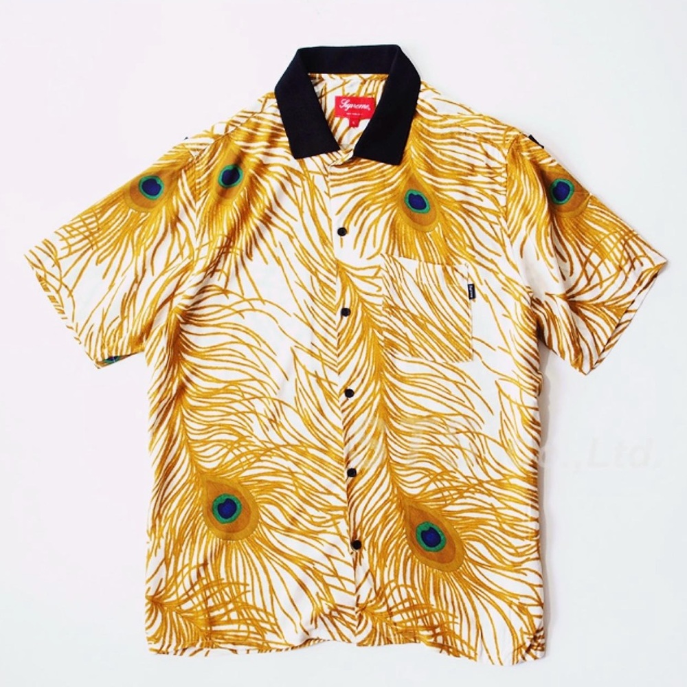 Supreme Peacock Shirt - Large in Gold